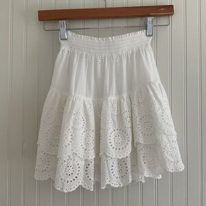 BB Dakota x Steve Madden for Revolve Eyelet You Won’t Skirt White